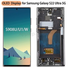 OLED Display LCD Touch Screen Replacement For Samsung Galaxy S22 Ultra S908U/U1