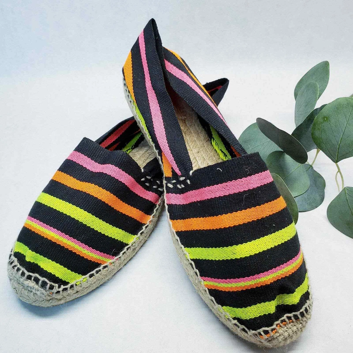 Artesania Canvas Espadrilles Shoes NEW 10.5 Barcelona. Made in