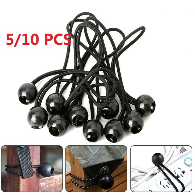5/10 Elastic Ball Rope Bungee Cord Tarp Tie Down Strap Camping Tent Luggage Cord 5/10 Elastic Ball Rope Bungee Cord Tarp Tie Down Strap Camping Tent Luggage Cord