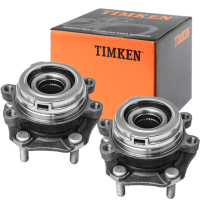 Set TIMKEN Front Wheel Bearing Hub For 2007-18 Nissan Altima 2013-18 Pathfinder