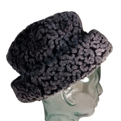 Vintage Ben Berger Luxury Collection Faux Fur Bucket Hat  display picture 2