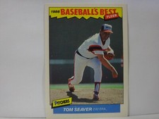 1986 Fleer Baseball's Best Sluggers vs Pitchers Box Set Tom Seaver #34 HOF
