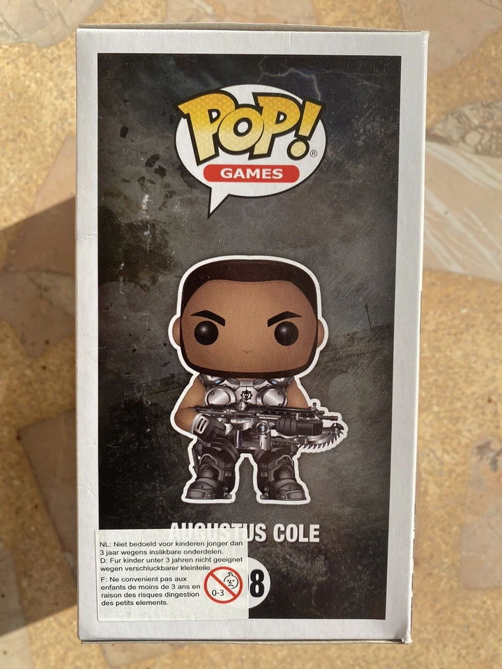 Funko Pop! Augustus Cole #198 del juego Gears of War. - Imagen 4 de 4