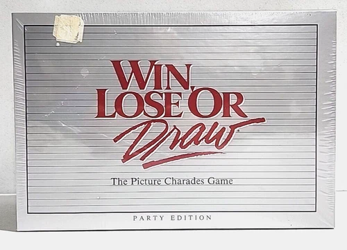Win Lose or Draw Game 1988 Party Edition Milton Bradley, Vintage New & Sealed