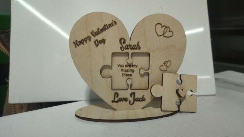Regalo personalizado de San Valentín para novio novia esposo esposa grabado - Imagen 1 de 4