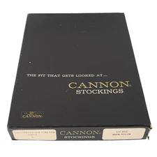 Vintage Cannon Stocking box 9.75".x 7.5" Box only