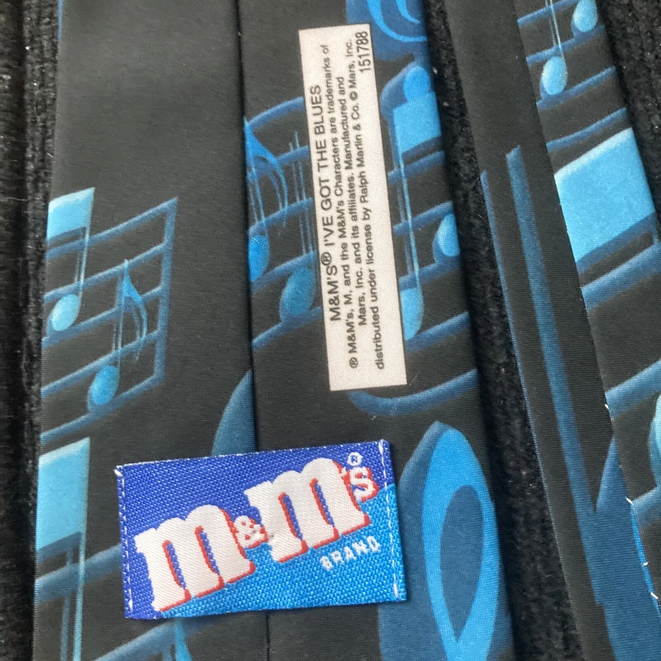 Saxofón vintage azul M&M's Tie I've Got the Blues  Foto 4 de 4