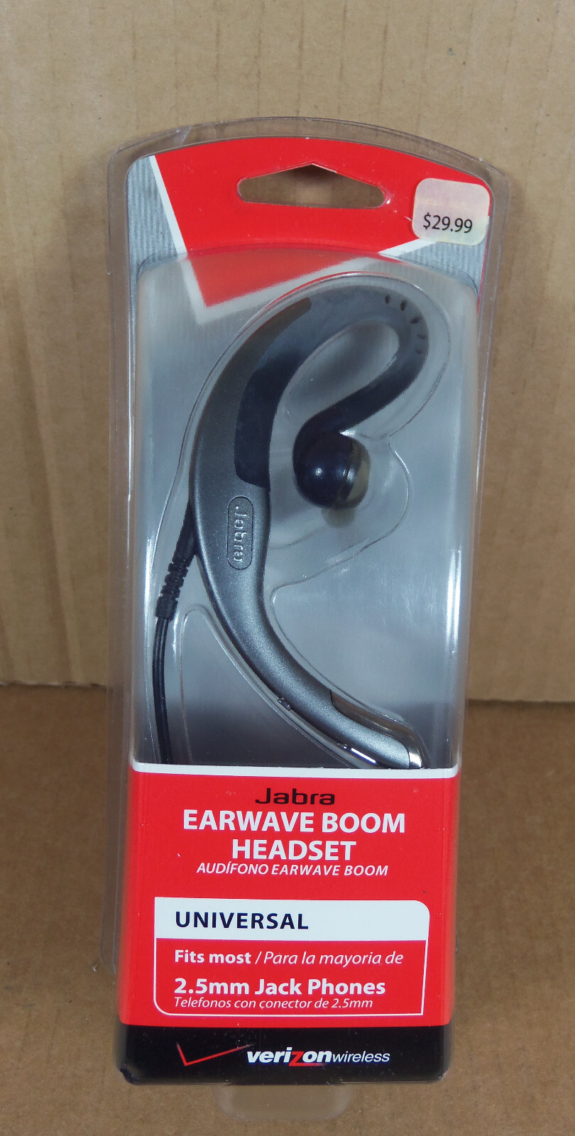Verizon Jabra Jabwavcae1 Earwave Boom Universal Headset eBay