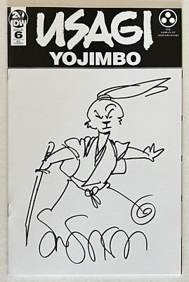USAGI YOJIMBO #6 • SKETCHED & SIGNED STAN SAKAI • LIMITED