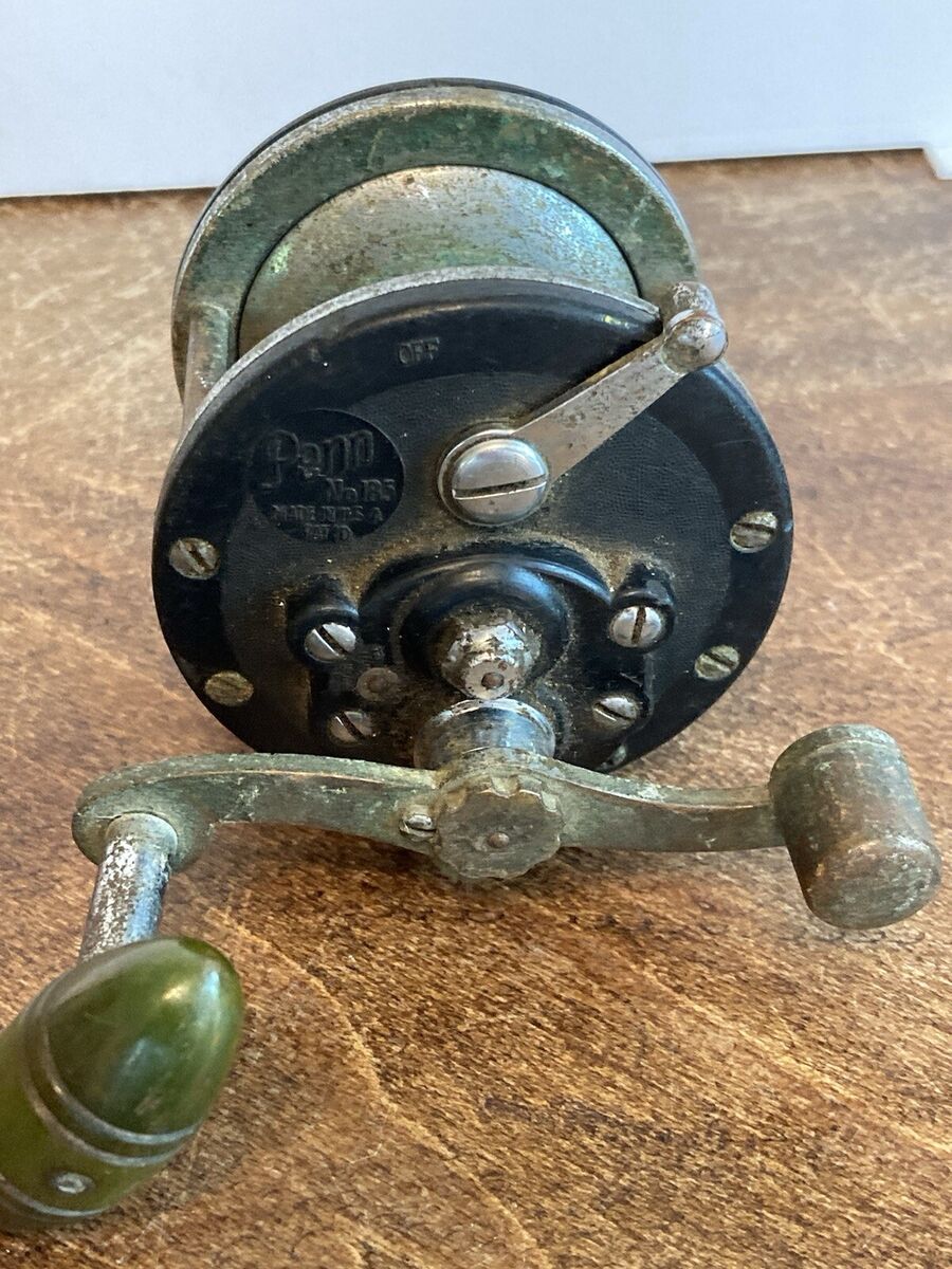penn vintage fishing reel. No. 185. Rare Green Handle penn vintage fishing reel. No. 185. Rare Green Handle