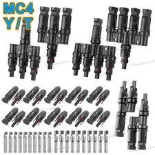 Solar Panel Y T Branch Cable Connection Extension Waterproof Adapter Male Female