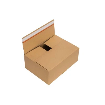 KARTONPLUS Faltkarton Automatikboden Versandkarton 350 x 256 x 135 mm Karton Schachtel