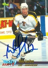Mike Leclerc autographed Hockey Card (Brandon, WHL) 1995 Classic #47