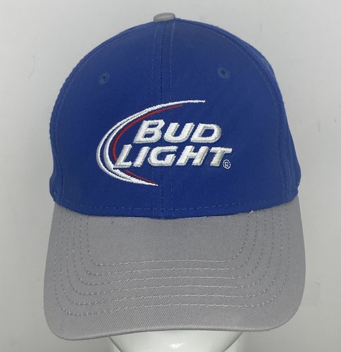 Bud Light Hat Mens Blue Adjustable 