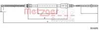 Metzger 10.6201 Seilzug, Feststellbremse FüR Peugeot