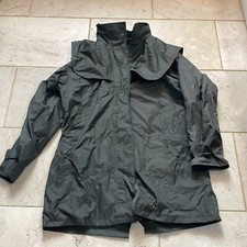 Tayberry Rain  Coat Jacket Olive   Size M With Hood