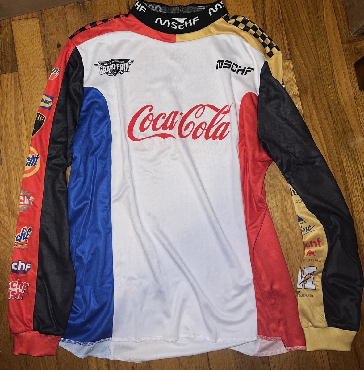 MSCHF Cease Desist Grand Prix Coca Cola Jersey Sold Out Drop 68 M