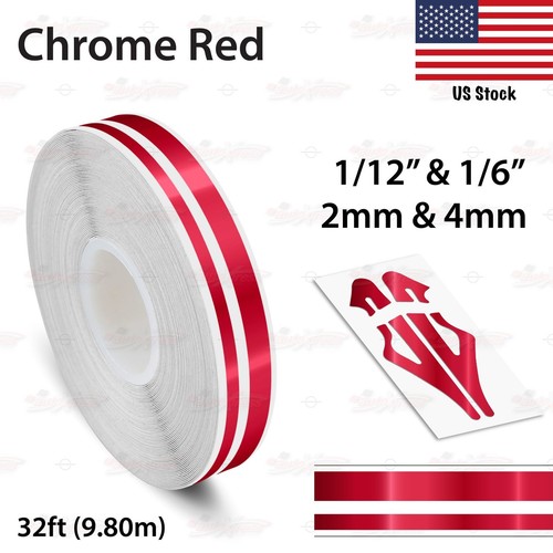 1/12" & 1/6" PIN STRIPES Car Motorcycle Truck Twin Lines TAPE Vinyl Stickers - Bild 44 von 51