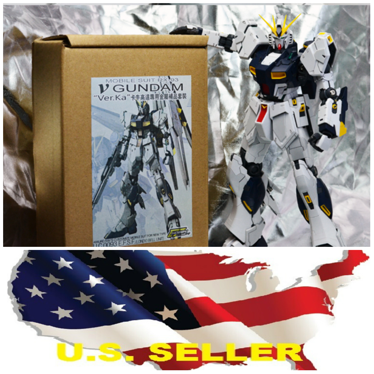 ❶❶Metal Details Up Part Bandai 1/100 MG New RX-93 v Gundam
