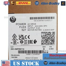 Allen Bradley 25C-D6P0N114 Brand DHL Express shipping US Free Tax