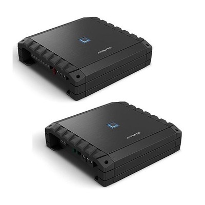 Alpine S2-A60M S-Series Mono Sub & S2-A36F Multi Channel Class-D Amp Bundle