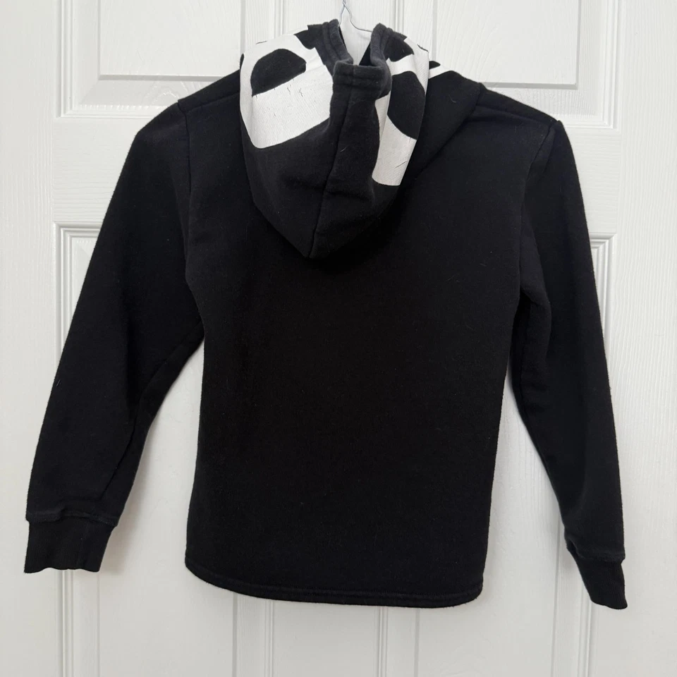 Sudadera con Capucha H&M Niños 6-7Y Huesos Esqueleto Brilla en la Oscuridad Halloween Pullover Negro Foto 2 de 4