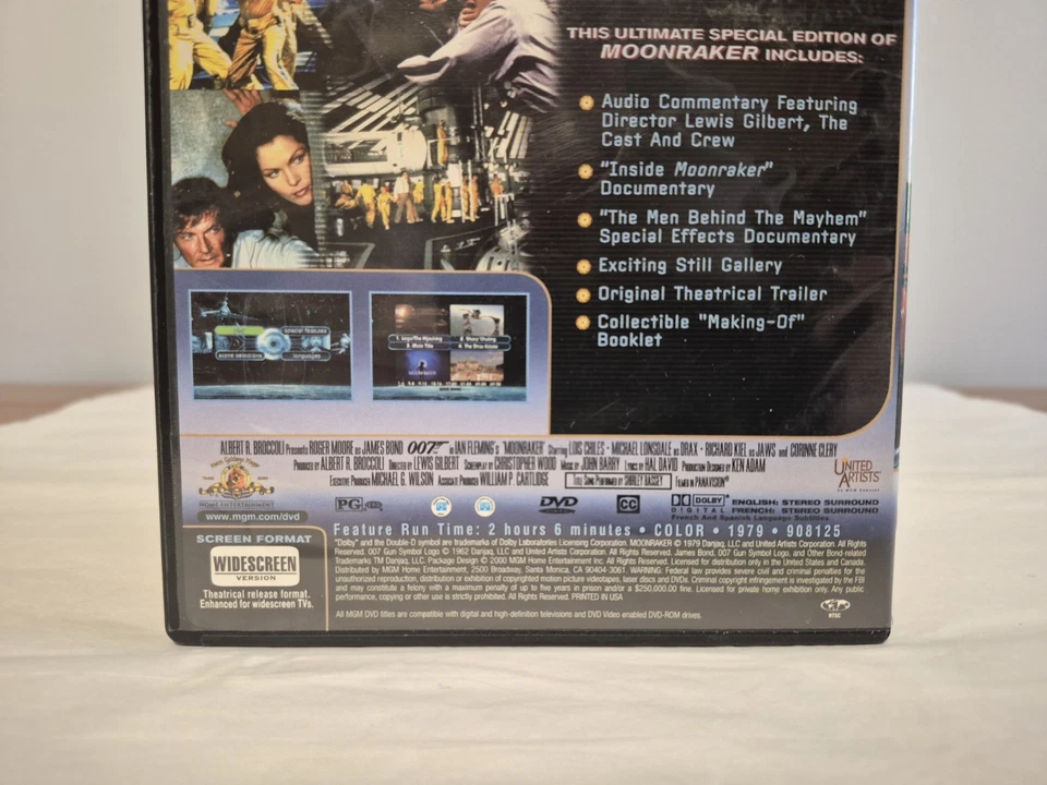 Moonraker (1979, Special Edition DVD) Free Shipping! - Image 3 of 4