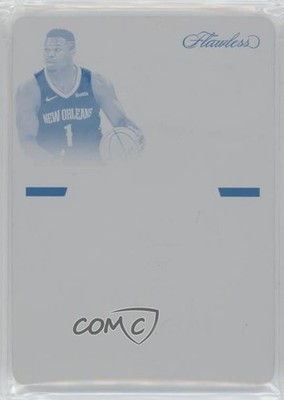 2020 Flawless Star Swatch Signatures Printing Plate Cyan 1/1 Zion Williamson ob9