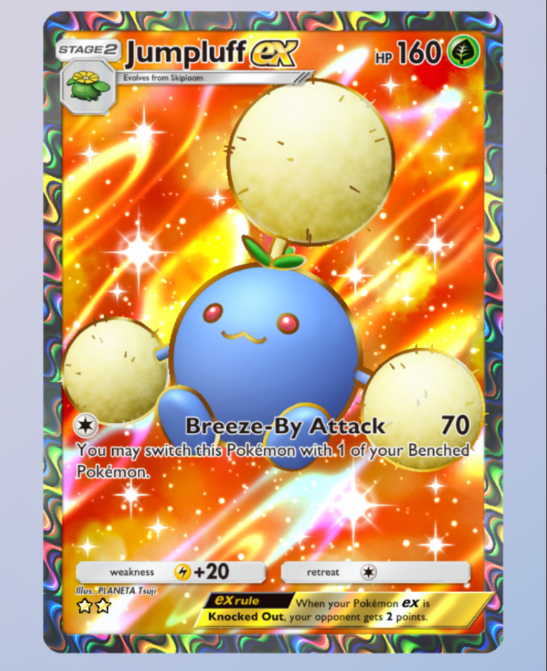 Pokemon TCG POCKET - Jumpluff Full Art 2⭐, Secluded Springs