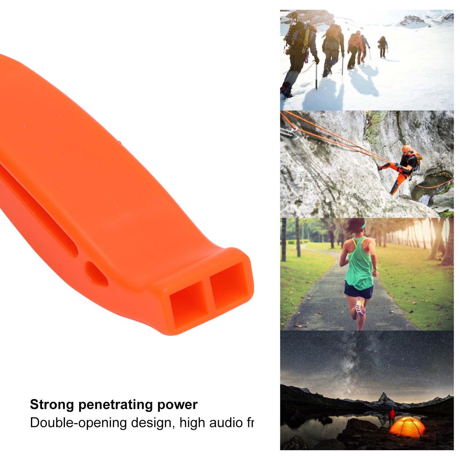 HOT Emergency Survival Death Whistle Double Opening Design For Water Distress BA