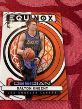2024 Panini Obsidian Equinox Electric Etch Orange Flood /99 Dalton Knecht #4 RC