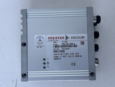 Pfeiffer Vacuum TC 400 Turbo Pump Controller PM C01 800 A UNTESTED