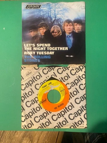 The Rolling Stones LET'S SPEND THE NIGHT TOGETHER and Beatles "Penny Lane"