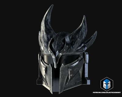 Daedric Mando Mashup Helm - Galactic Armory - DIY - bemalt