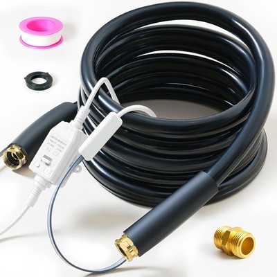 15FT Heated Water Hose for RV with GFCI,-40�F Antifreeze Insulated Drinking Wate