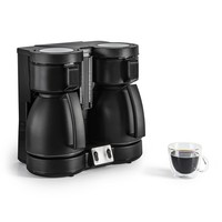 Krups Duothek Thermo Filterkaffeemaschine 2 Isolierkannen Schwarz 2X8 Tassen