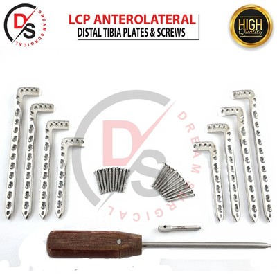 3.5mm LCP Anterolateral Distal Tibia Plates & Locking Cortical Screws Instrument