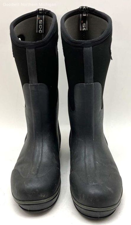 BOGS Black Solid Rain Boots Men 7 - image 1