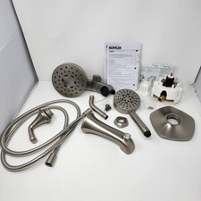 KOHLER Sundae Single Handle 1-Spray Tub  Shower Faucet Vibrant Brushed Nickel