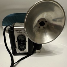 Argus Argoflex Seventy-Five TLR 620 Film Camera Black w/ Lumar 75mm, Flash
