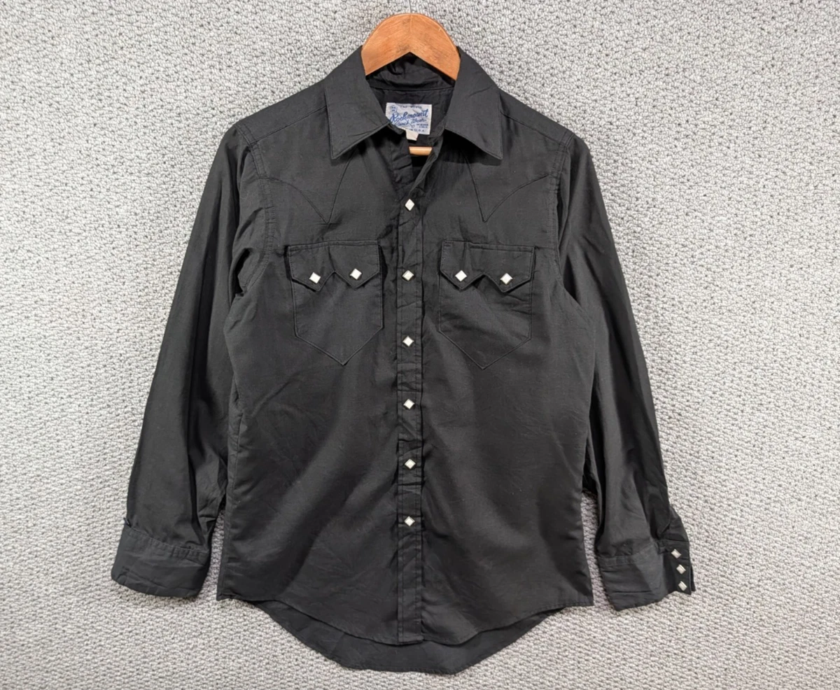 ROCKMOUNT Solid Western Casual Button-Down Shirts for Men for sale