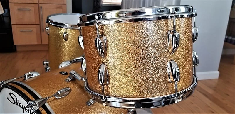 Slingerland Vintage 1960s-1970s Drum Set 15 Pc. - Image 3 of 4