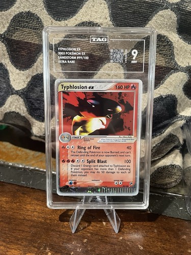 Typhlosion ex graded TAG 9 for sale on eBay