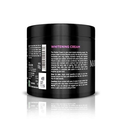 Dark Skin Bleaching Cream Whitening Lightening for Face Body MaxStrength 100gram - Picture 3 of 7