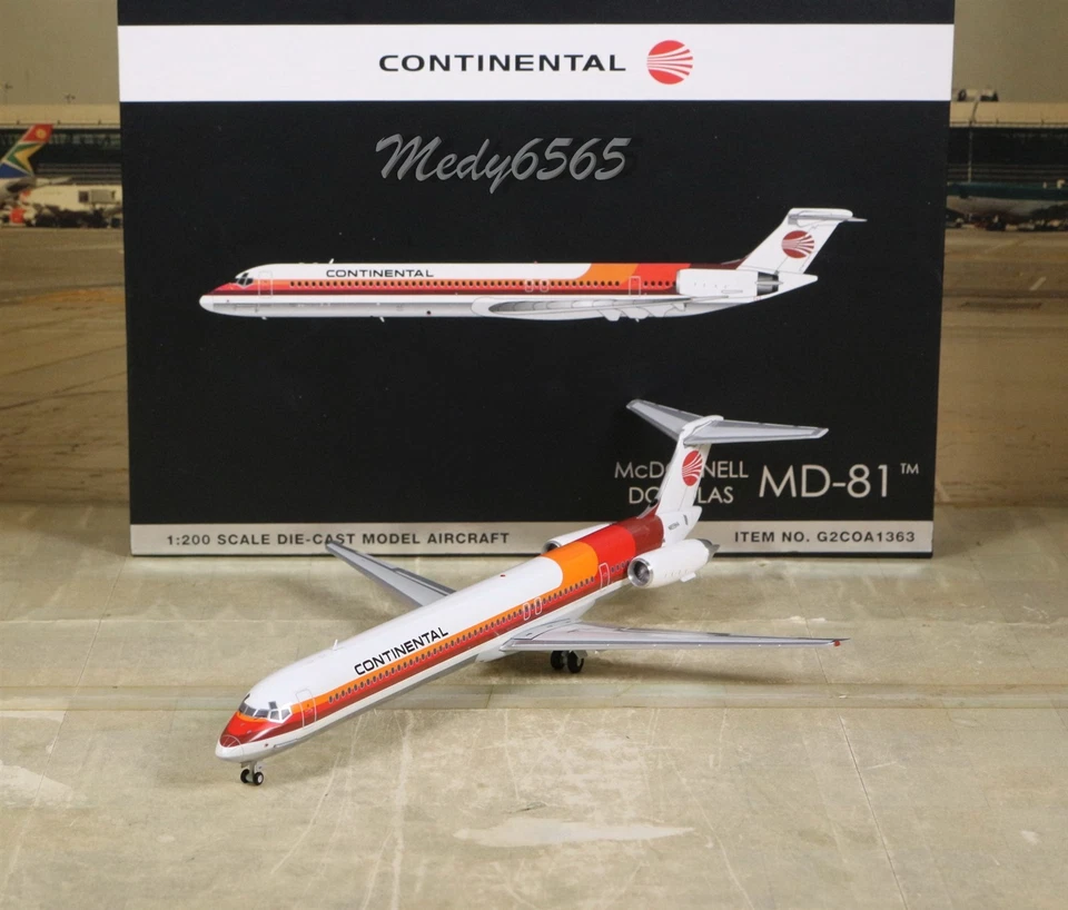 Gemini Jets Contenintal "Frontier - Hybrid" MD-81 1/200