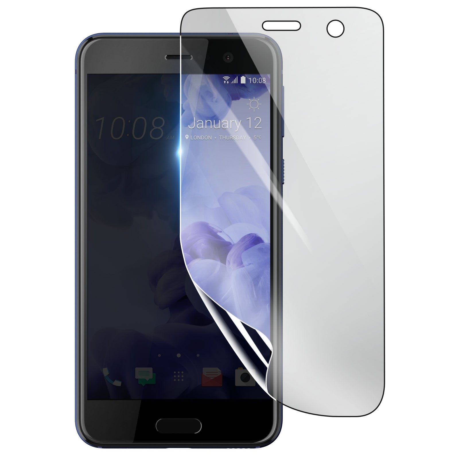 Film protection HTC U Play hydrogel transparent anti-choc pour le quotidien