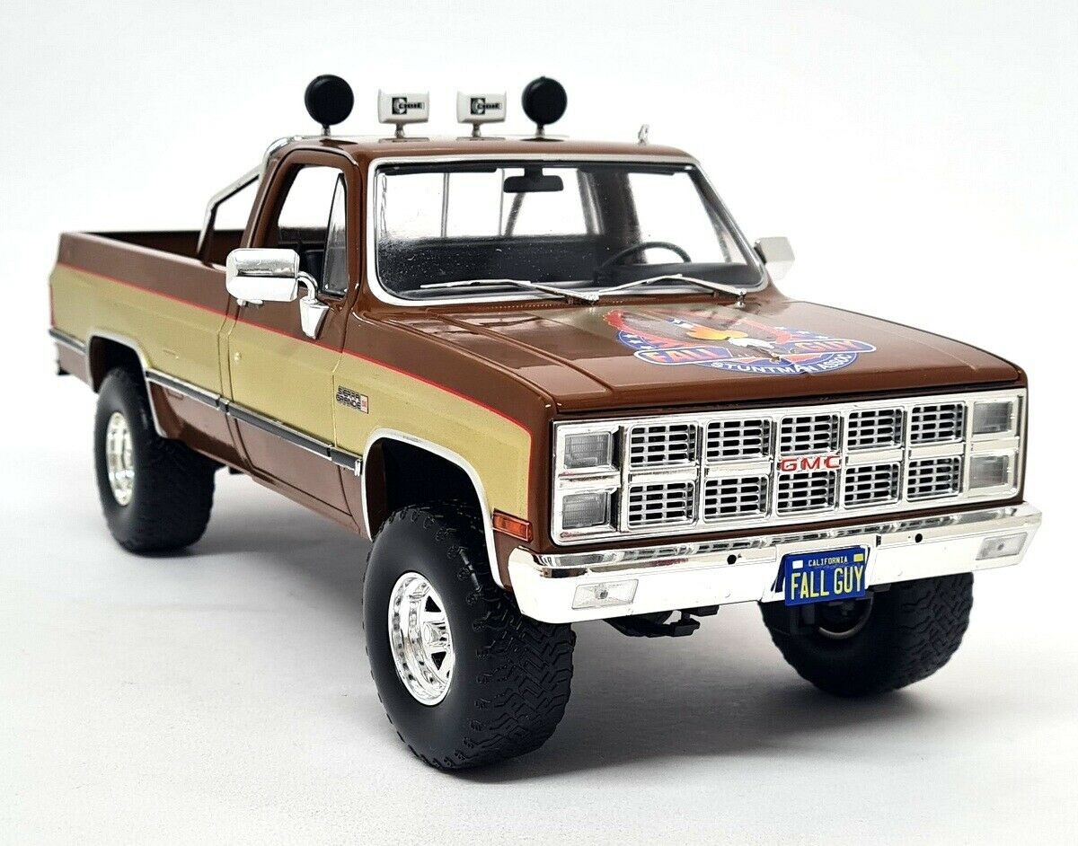 Greenlight 1/18 GMC K-2500 Sierra Grande 1982 Fall Guy Lee Majors Pick Up Truck