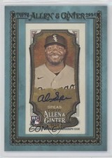 2024 Topps Allen & Ginter Mini Baseball Blue Frame 1/50 Alex Speas Auto 03xg