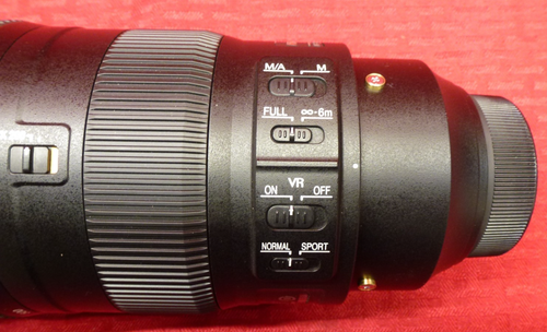 NIKON AF-S NIKKOR 200-500MM 1:5.6E ED VR DIGITALKAMERA OBJEKTIV - Bild 4 von 12