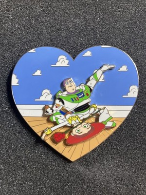 HEART SERIES JUMBO DISNEY PIN COUPLES LOVE TOY STORY BUZZ JESSIE TANGO FANTASY